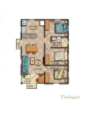 Flamboyant Floor Plan 